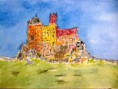 Aguarela " Palácio Nacional da Pena "